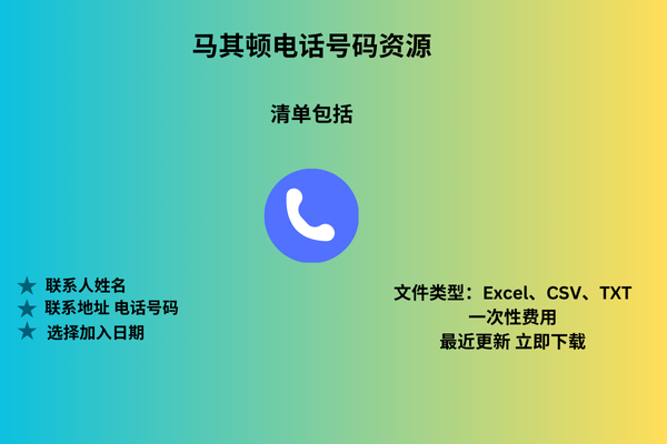 马其顿电话号码资源