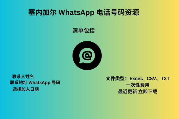 塞内加尔 WhatsApp 电话号码资源